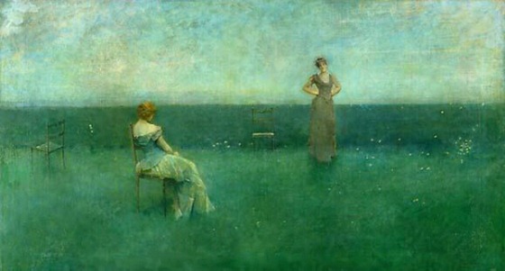 Thomas Wilmer Dewing - The Recitation 1891