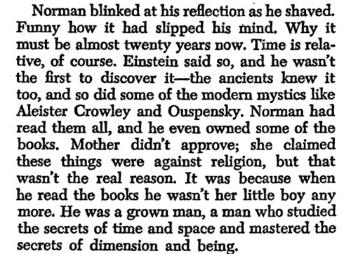 Psycho Robert Bloch Crowley